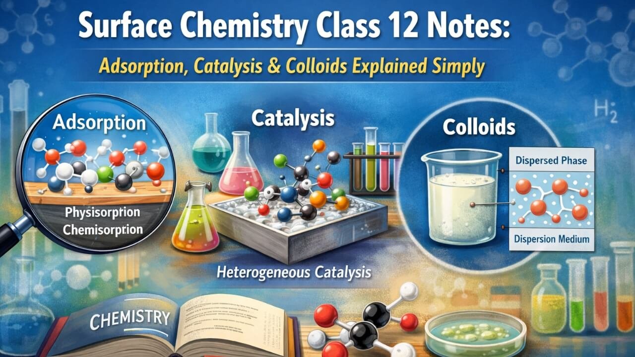 Surface Chemistry Class 12 Notes