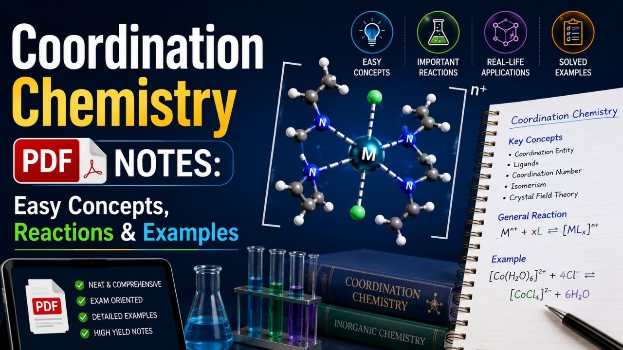 students.Coordination Chemistry PDF Notes