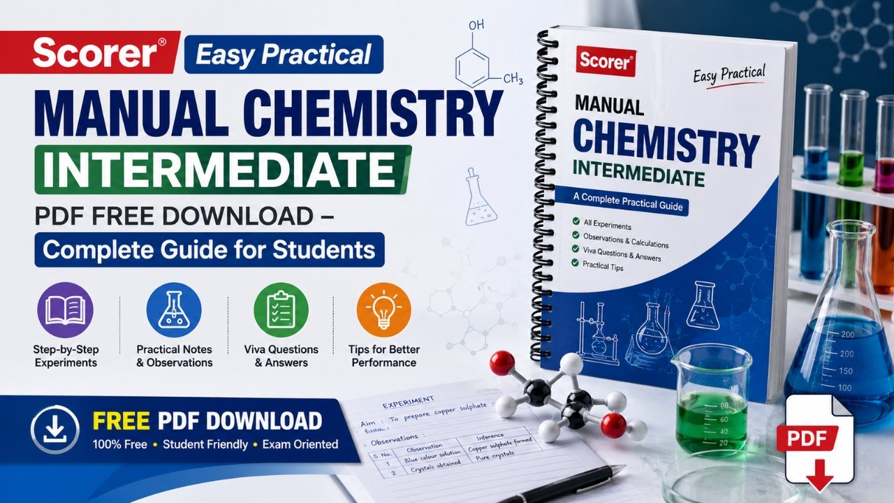 Scorer Easy Practical Manual Chemistry Intermediate PDF Free Download